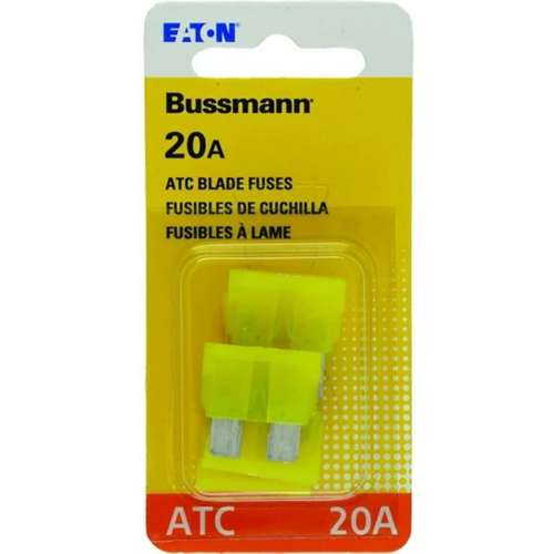Eaton Bussmann 20 amp ATC Blade Fuses