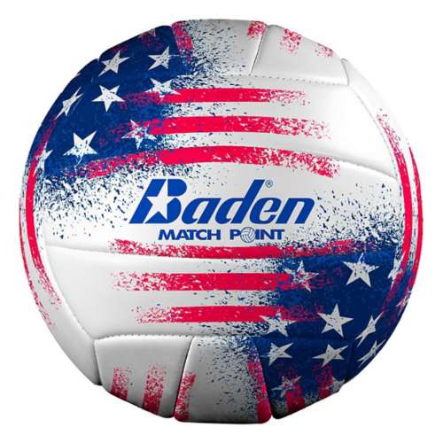 Baden Synthetic Leather Soft Match Point Cushioned Volleyball White BVSL14-700 
