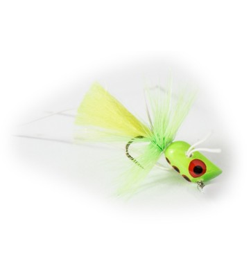 Umpqua Micro Popper Fly Lure Chartreuse