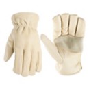 Men's Wells Lamont Grain Cowhide Leather Driver With Palm Patch Gloves