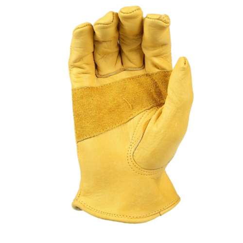 Wells Lamont Men's Cowhide Leather Work Gloves | Adjustable Wrist, Puncture  and Cut Resistant | Small