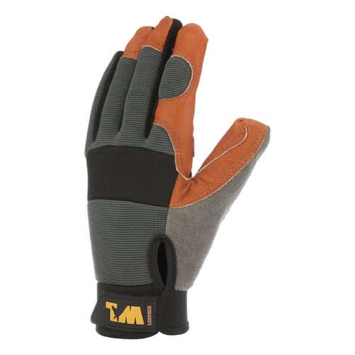 Men's Wells Lamont Leather Palm Hybrid Work Gloves