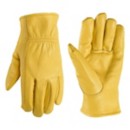 Kids' Wells Lamont Grain Cowhide Leather Driver With Palm Patch Gloves