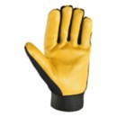Men's Wells Lamont Grain Cowhide Leather Hybrid Gloves