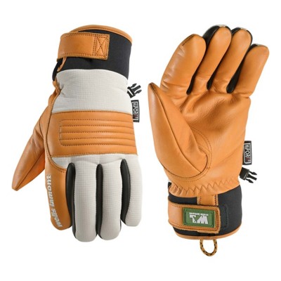 Men's Wells Lamont Outdoor Hydrahyde Insulated Grain Cowhide Hybrid Gloves