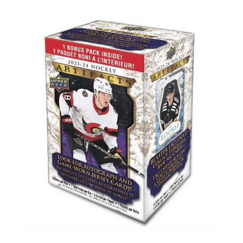 Upper Deck 2023-2024 Artifacts NHL Trading Cards Blaster Box