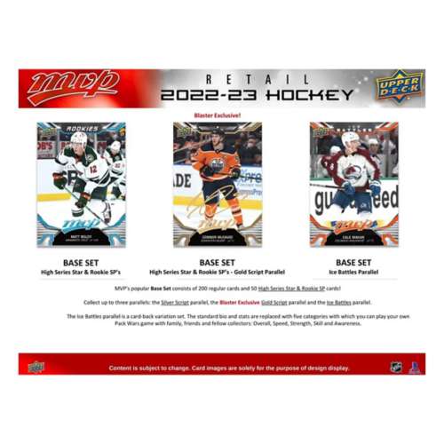 Upper Deck 2022-2023 MVP Hockey Trading Cards Blaster Box