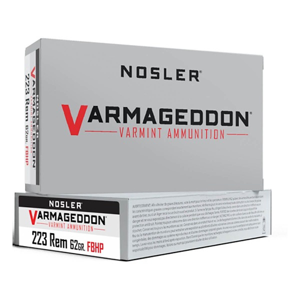 Nosler Varmageddon Rifle Ammunition 20 Round Box product image