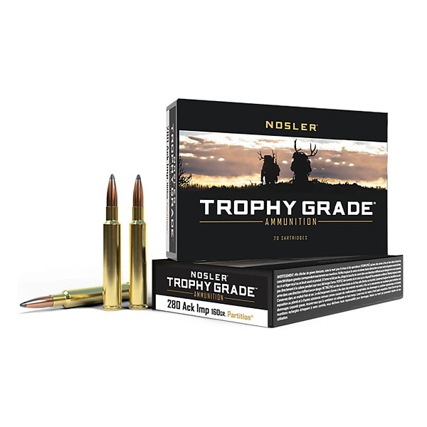 NOSLER Partition Trophy Grade Rifle Ammunition