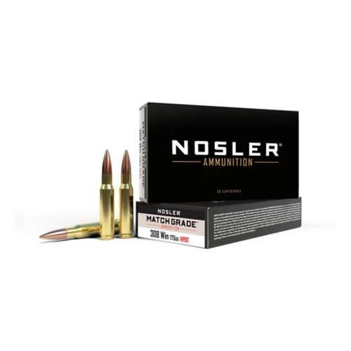 Nosler Custom Competition Match Grade Rifle Ammunition 20 Round Box