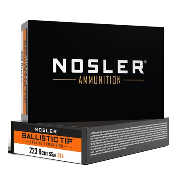 NOSLER Ballistic Tip Varmint Rifle Ammunition