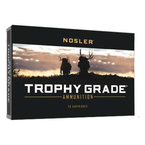 Nosler Accubond Trophy Grade Rifle Ammunition 20 Round Box