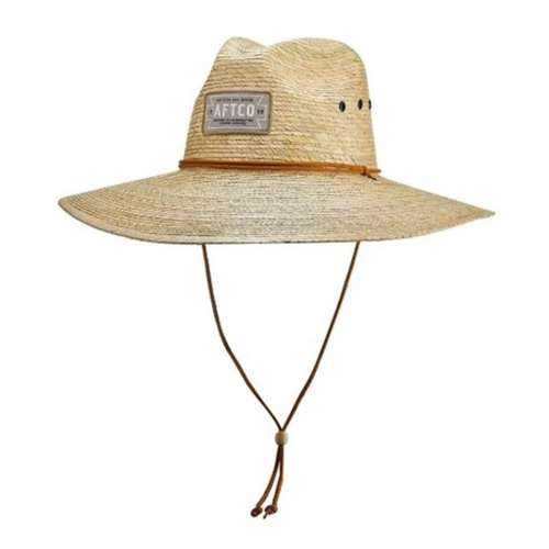 Men's Aftco Top Caster Straw Sun Hat