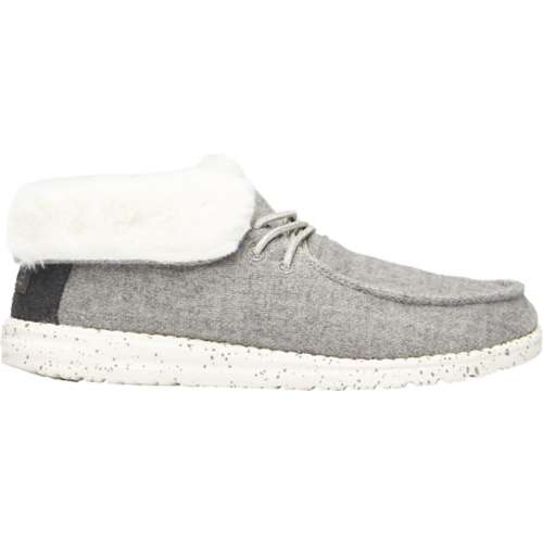 Womens hey discount dude fuzzy shoes