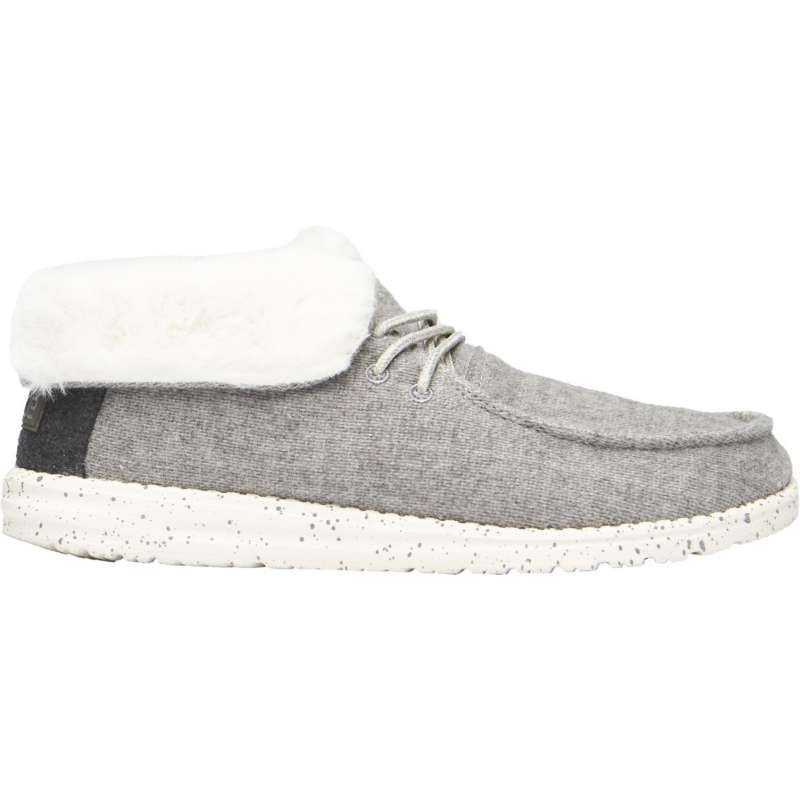 women's hey dudes fur lined