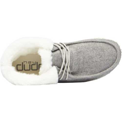 women's hey dudes fur lined