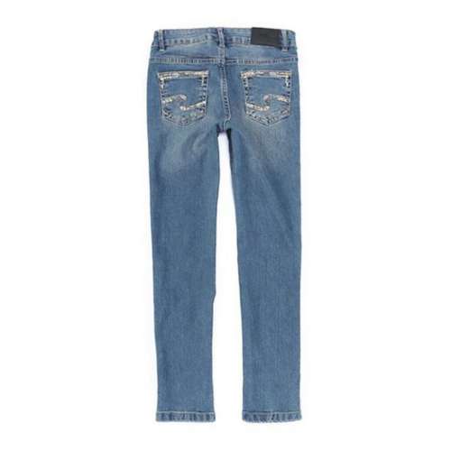 Girls' Silver Flared jeans Co. Sasha Slim Fit Skinny Flared jeans