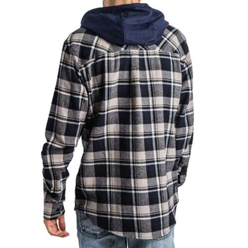 Men's Silver Jeans Co. Flannel Hooded Shirt