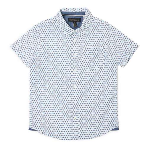 Boys' Silver Jeans Co. Polka Dot Button Up Shirt