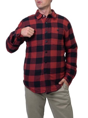 sherpa button up shirt