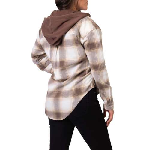 Women's Silver Jeans Co. Plaid Long Sleeve Button Up Shirt