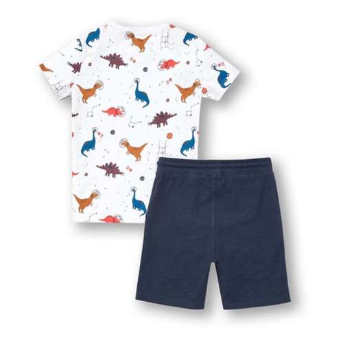 Toddler Boys' Silver Jeans Co. Space Dino T-Shirt and Shorts Set