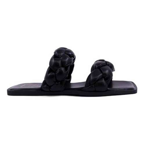 All Black Half Fish Bow Slide, Black & White - Essential Elements Chicago