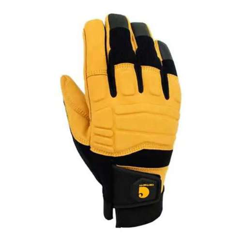 Men's Carhartt Synthetic Leather High Dexterity Molded Knuckle Work Gloves