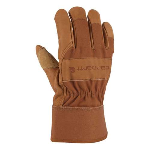 Men's Carhartt Grain Leather Safety Cuff Work Gloves