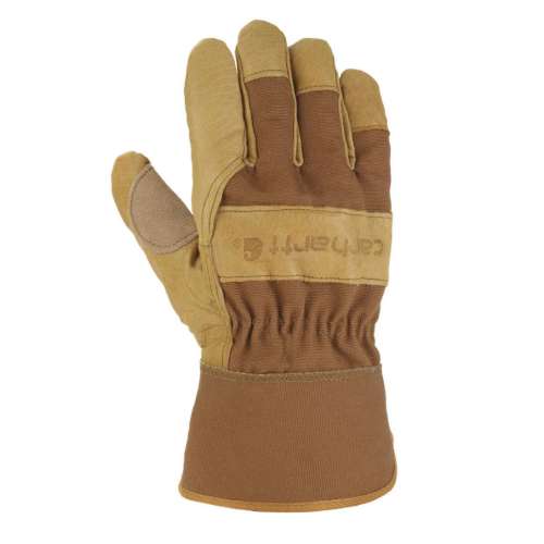 Men's Carhartt Grain Leather Safety Cuff Work Gloves