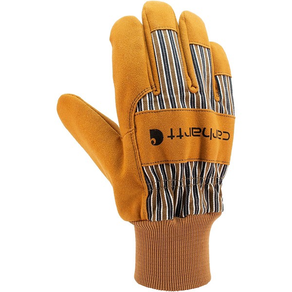 Men's Carhartt Duck / Synthetic Suede Knit Cuff Glove product image