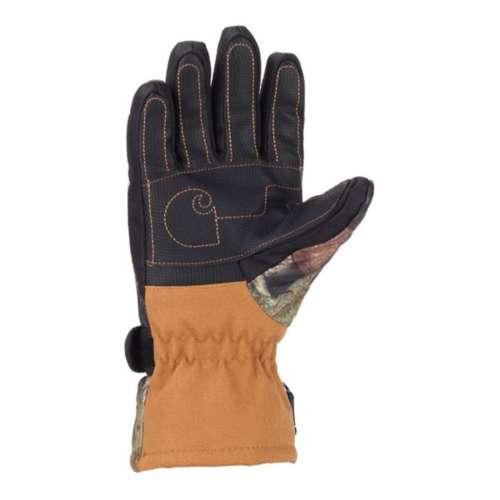 Boys' Carhartt Camo Waterproof Gloves