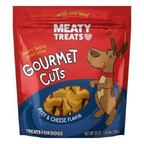 Meaty Treats Gourmet Cuts Beef and Cheese Dog Treats