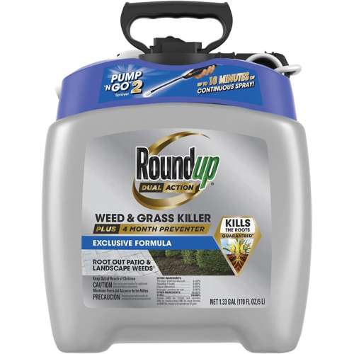Roundup Dual Action Weed & Grass Killer Pump 'N Go Sprayer 1 Gal