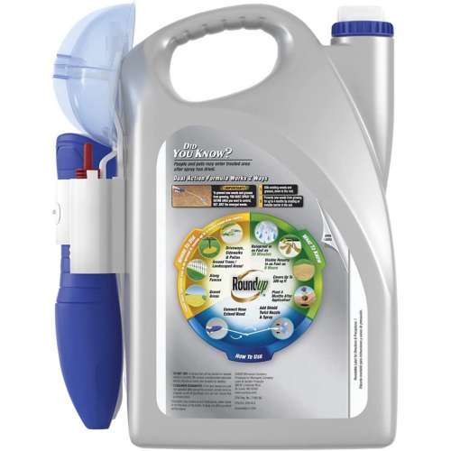Roundup Dual Action Weed & Grass Killer with Sure Shot Wand 1 Gal