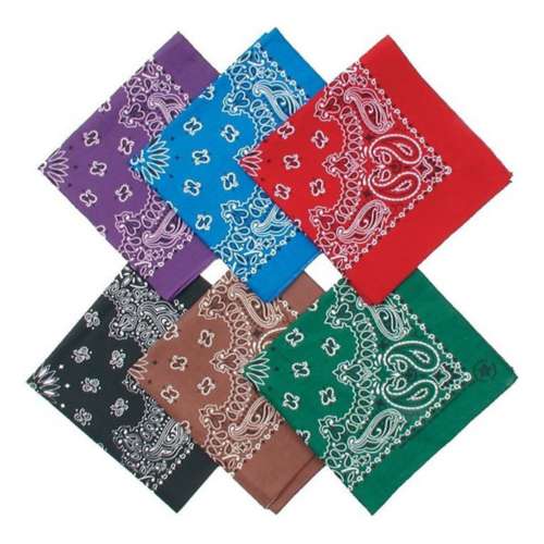 Adult Carolina Manuf ASSORTED Fashion Bandana Dark Bandana Scarf