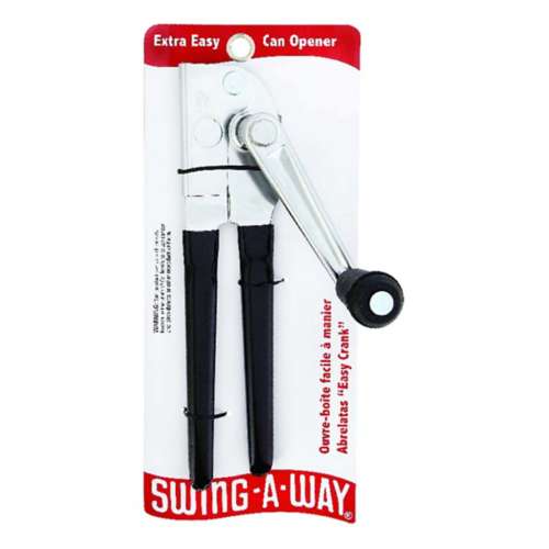 Swing-A-Way Black Stainless Steek Manual Can Opener