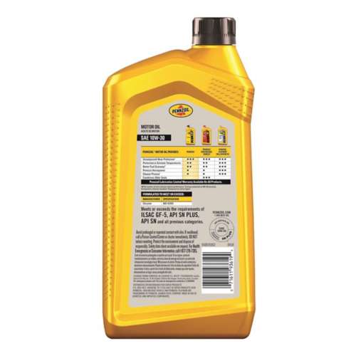 Pennzoil 10W-30 4-Cycle Multi Grade Motor Oil 1 qt 1 pk