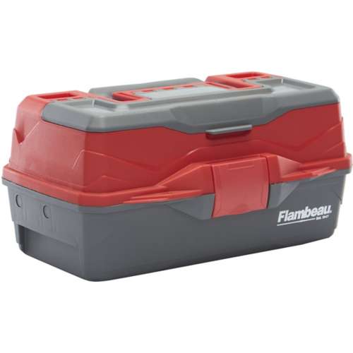 Flambeau Outdoors 3-Tray Classic Tray Tackle Box, Portable Tackle Organizer