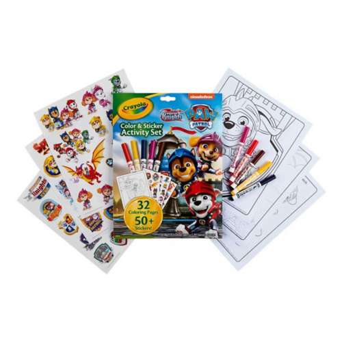 Crayola Paw Patrol Color and Sticker Activity Set with Markers