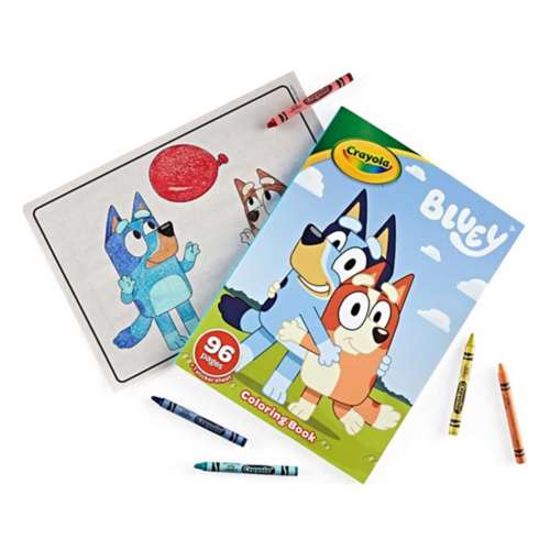 Crayola Bluey Coloring Book & Sticker Sheet