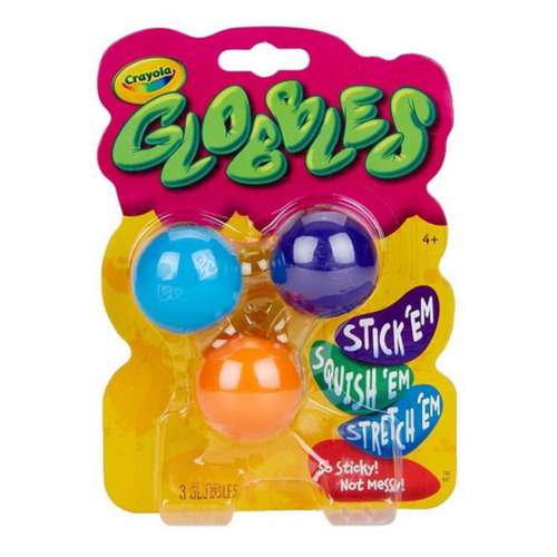 Crayola Globbles ASSORTED 3 Pack Squish Toy