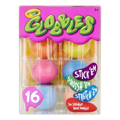 Crayola Globbles 16 Pack Squish Toy (Colors May Vary)