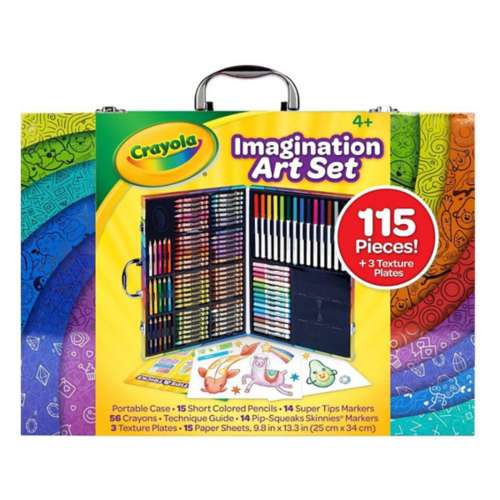 Crayola Imagination 115 piece Art Set Case