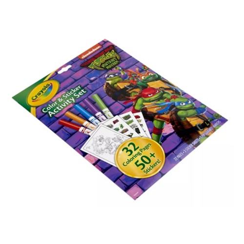 Crayola TMNT Color and Sticker Activity Set