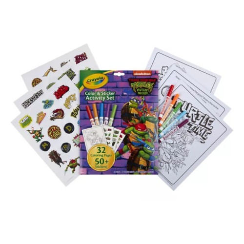 Crayola TMNT Color and Sticker Activity Set