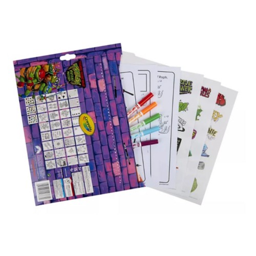 Crayola TMNT Color and Sticker Activity Set
