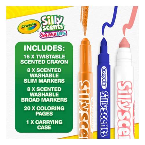 Crayola Silly Scents Slim Scented Washable Markers