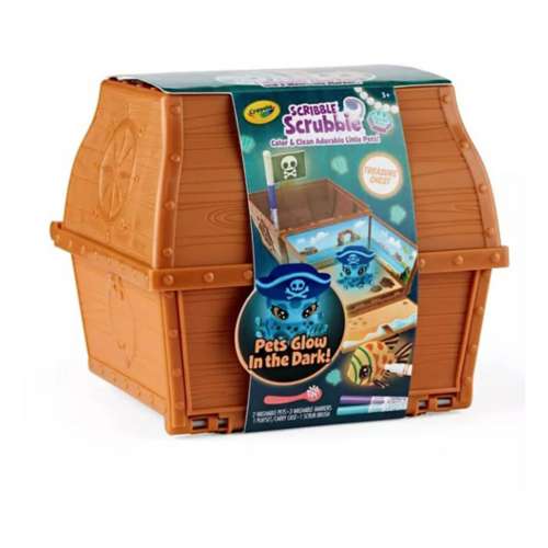 Crayola Scribble Scrubbie Pets Glow Ocean Treasure Chest