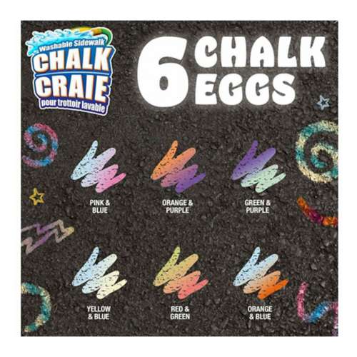 Crayola Tie Die Egg Chalk (6 Piece)